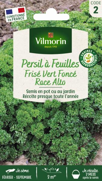 Aromatiques - Persil Frisé Vert Foncé race Alto - PACKAGING_RECTO